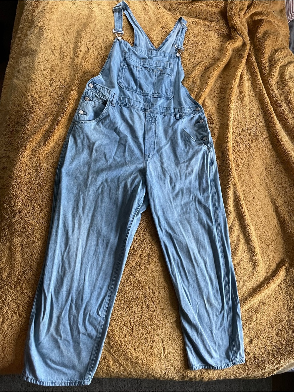GAP Light Blue Denim Women's Overalls - Picture 2 of 9